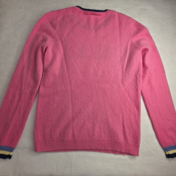Talbots M Pure Cashmere "Brilliant" Sweater Pink Soft Luxury AT-2514 - Picture 6 of 6